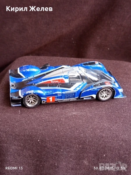 Спортен модел метална количка PEUGEOT 908 рядка за КОЛЕКЦИЯ ДЕКОРАЦИЯ 20297, снимка 1