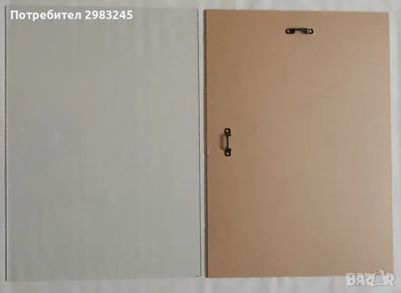 Комплект стъкло и гръб за рамка, снимка 1