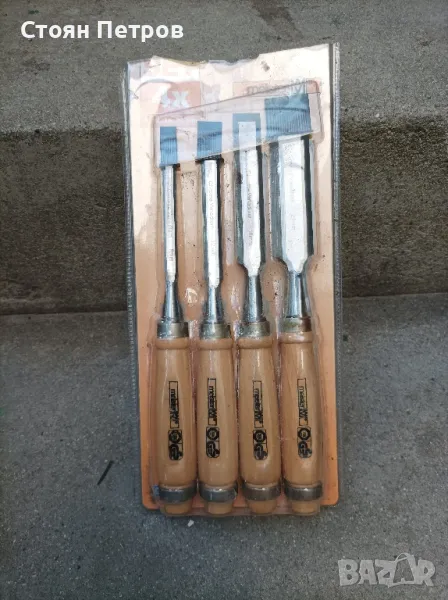 Дърводелски длета 4броя 8,12,18,24мм, снимка 1