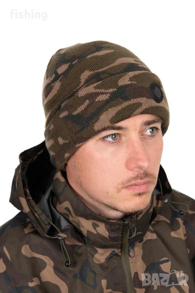 Шапка Fox Camo Sherpa Tec Beanie, снимка 1