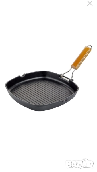 Нов Тиган грил Brio със сгъваема дръжка, 26 x 26 см, снимка 1