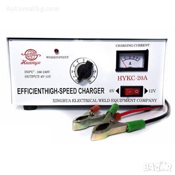 Зарядно устройство ,Токоизправител за автомобилен акумулатор Automat, 6V / 12V/  20A, снимка 1