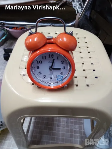 Продавам будилник на батерии., снимка 1