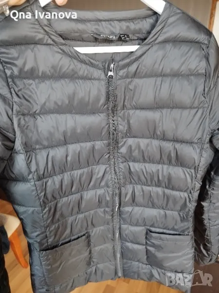 Дамско черно яке -есенно, снимка 1