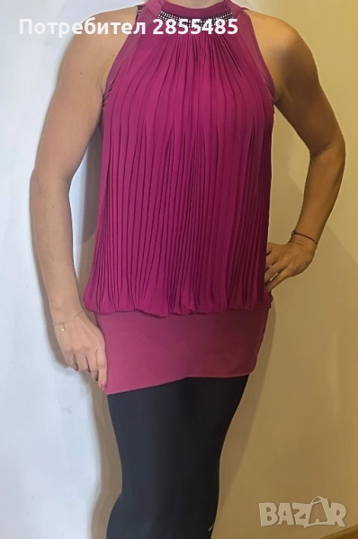 Блуза цикламен цвят, снимка 1