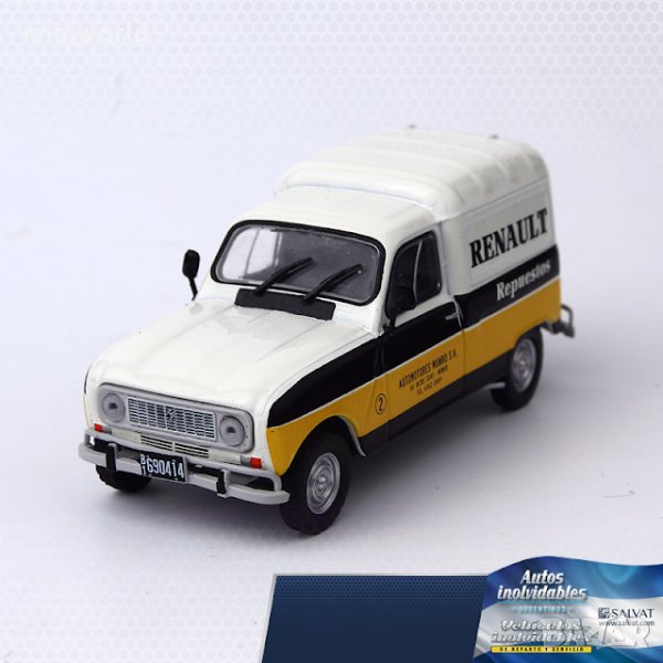 Renault 4F 1982 "Automotores Munro" - мащаб 1:43 на SALVAT модела е нов в блистер , снимка 1