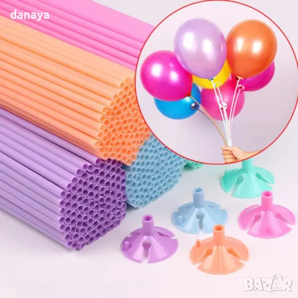 5196 Дръжка за балони пръчка държач за балон, снимка 1