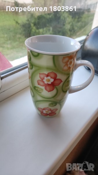 Franca Versari уникална порцеланова чаша за чай 500 мл, снимка 1
