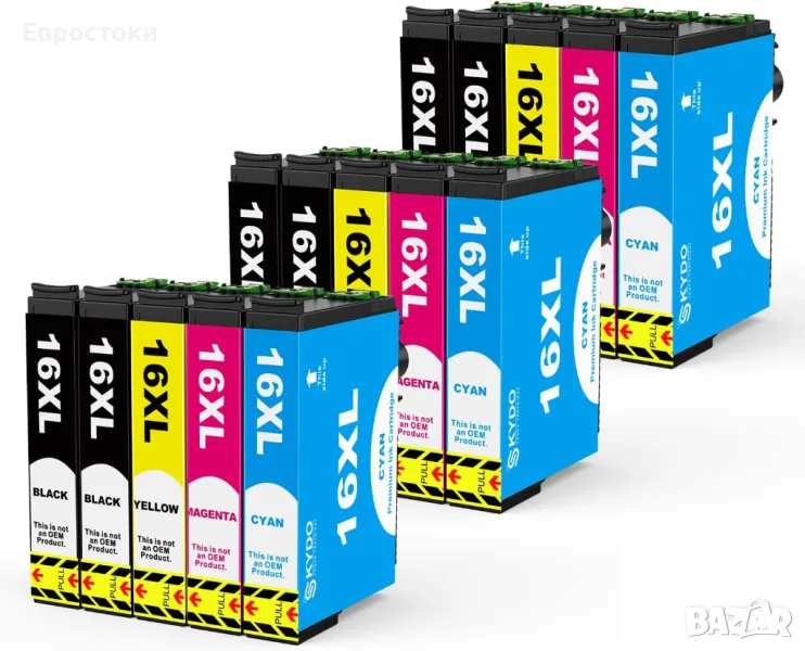 Multipack 16XL premium INK Комплект картриджи с мастило, съвместими с Epson 16 XL , снимка 1