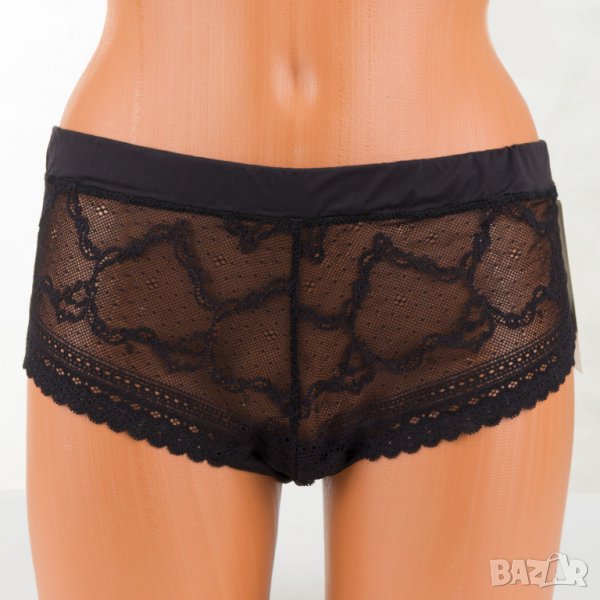 Черни боксерки с дантела марка Sawren - XL, снимка 1