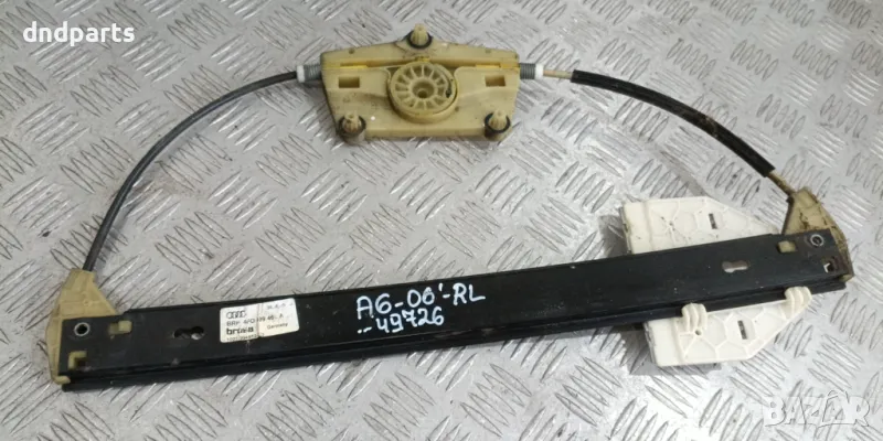 Стъклоповдигач Audi A6 4F 2006г.(заден ляв)	, снимка 1