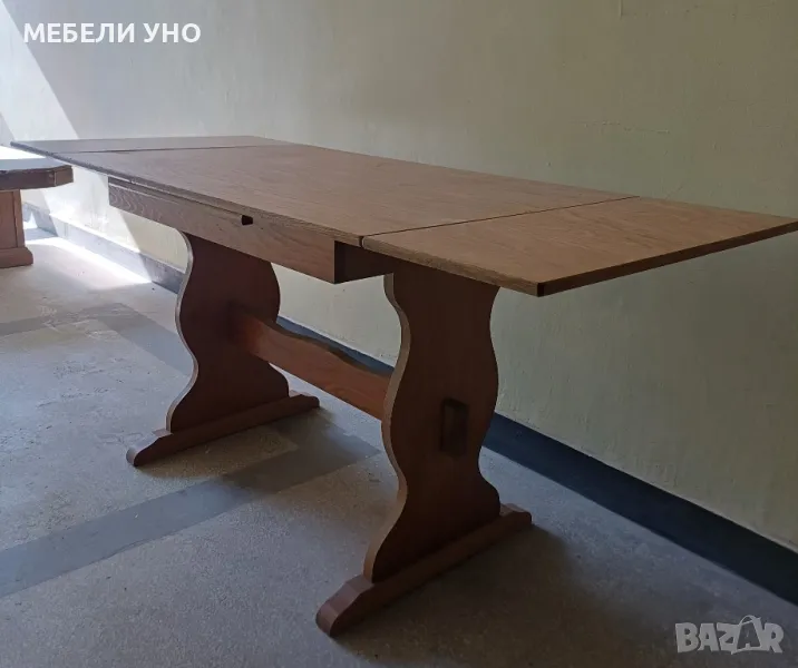 Дървена трапезна маса, снимка 1