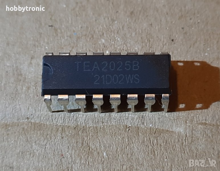 TEA2025 маломощен стерео усилвател 2x0.1-2.3W , снимка 1
