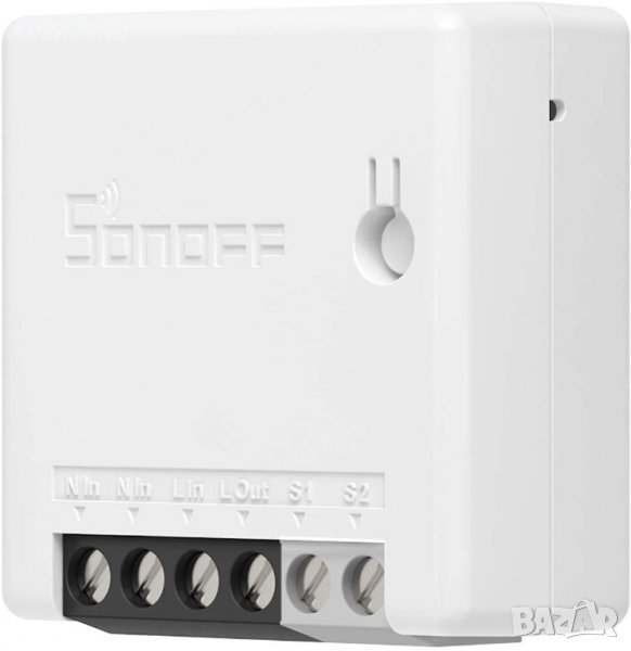 Мини превключвател SONOFF ZBMINI ZigBee, 2-посочен превключвател за осветление, съвместим с Alexa, S, снимка 1