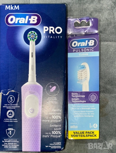 електрическа четка за зъби Oral-B Vitality Pro x Clean Violet, снимка 1