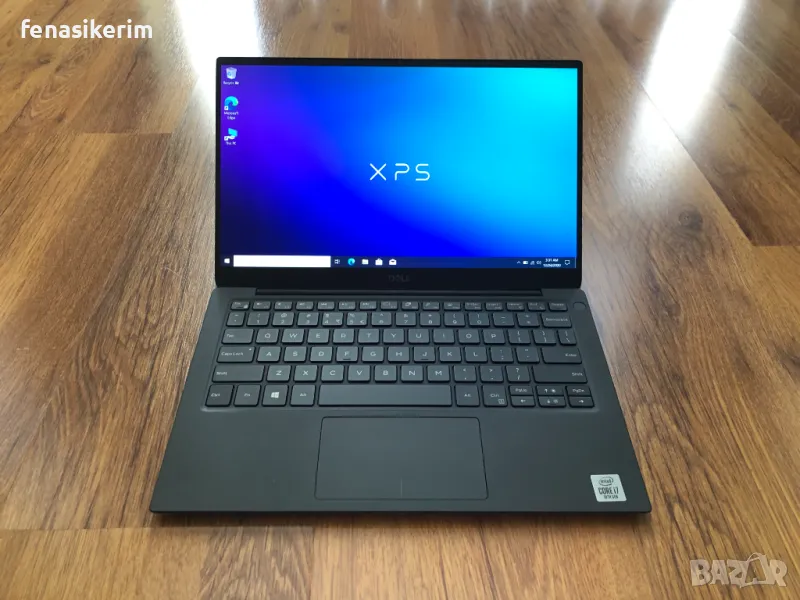 13.3' Full HD IPS Core i7-10710u DELL XPS 7390 16GB RAM/512GB NVMe/Подсветкa/Win 11/Бат 3ч., снимка 1