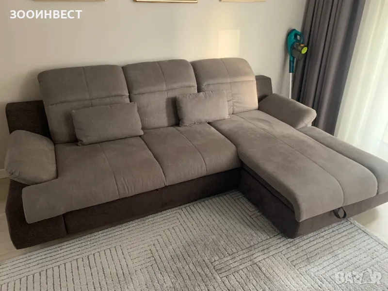 Холна гарнитура ,ъглова с функция сън, снимка 1