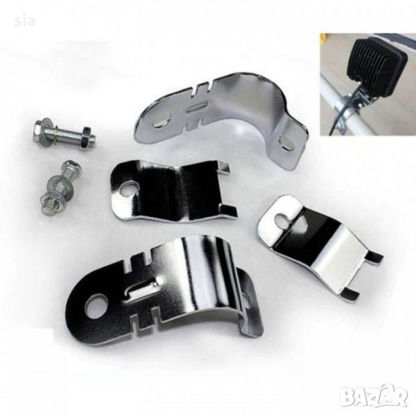 Метална стойка за халоген Ф 35~50, снимка 1