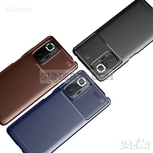 Xiaomi Redmi Note 10 Pro  Карбонов Удароустойчив Гръб, снимка 1