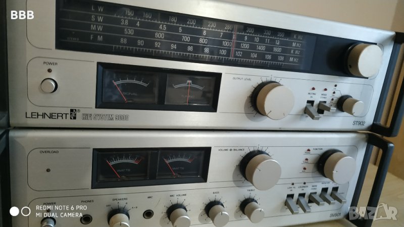 Lehnert  SV901 + ST902 - Усилвател и тунер, снимка 1