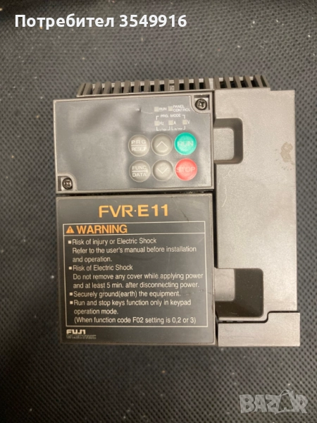 Честотен регулатор(инвертор) FUJI FVRO 0,75кw/400V, снимка 1