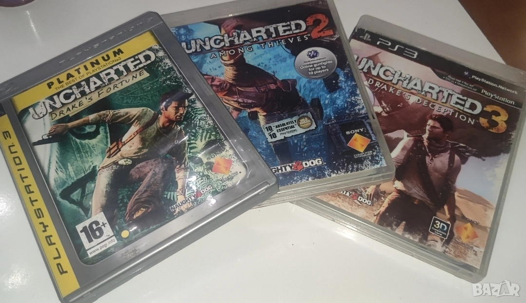 PS3-Uncharted-1,2,3-Колекция, снимка 1