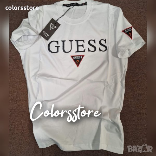 Въжка бяла тениска Guess КОДVL 507, снимка 1