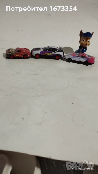 Ламаринени колички + полицай, снимка 1