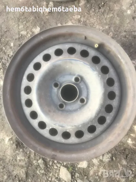 За Honda Jazz Хонда Джаз - 1 бр. стоманена джанта 15 " (15 цола) 4 x 100, снимка 1