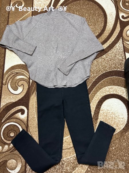 Лот ватиран клин и пуловер XS, снимка 1