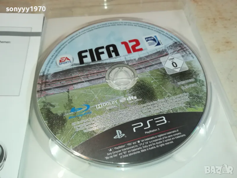 FIFA 12 PS3 GAME SONY 1401250732, снимка 1