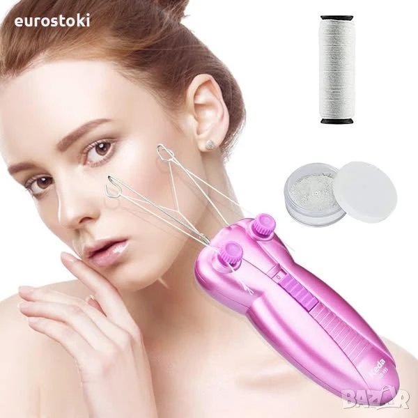 CAPMESSO Електрически епилатор за жени, самобръсначка за премахване на окосмяване по лице, снимка 1