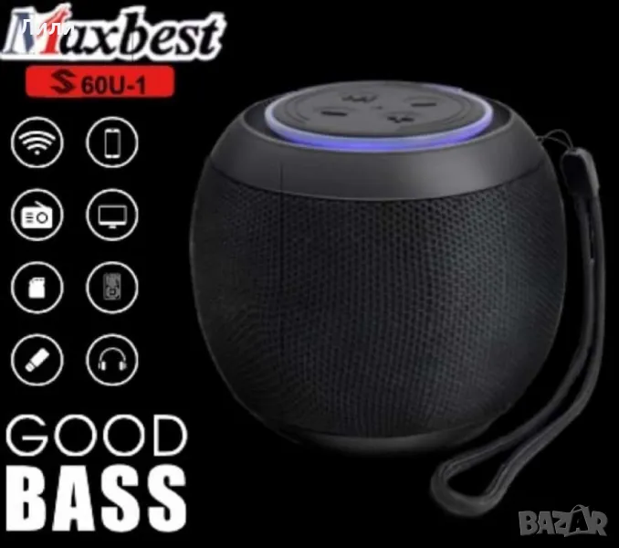 Преносима Bluetooth колона Maxbest, снимка 1