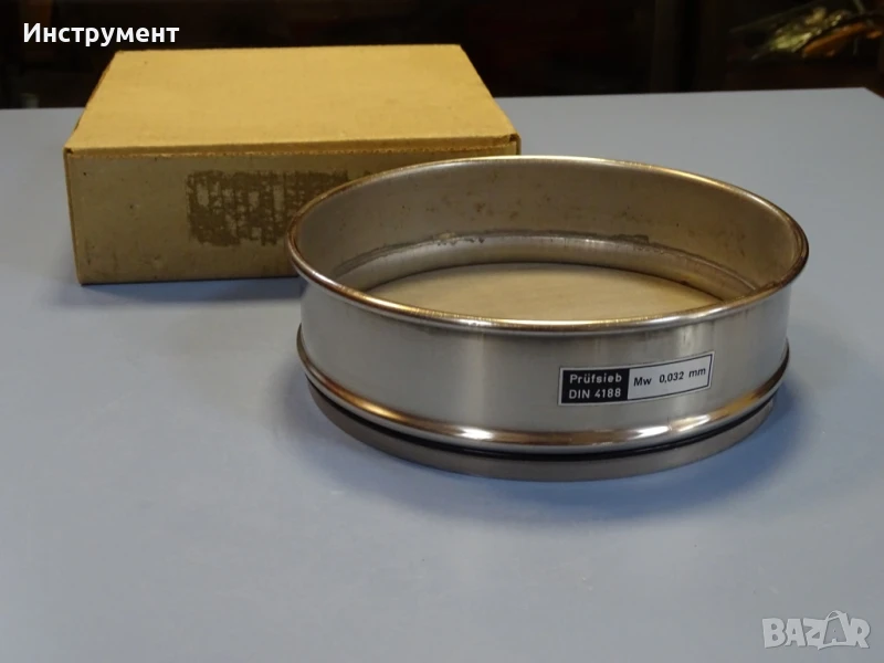лабораторно сито Fritsch GMBH DIN 4188 Mw 0.032mm Laboratory sieve, снимка 1