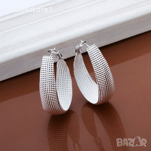 Сребърни обеци - Харем BF132