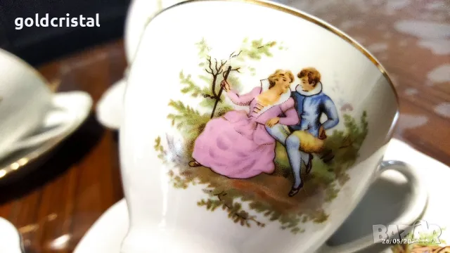 Стар полски порцелан чаши за чай кафе , снимка 9 - Антикварни и старинни предмети - 50437087