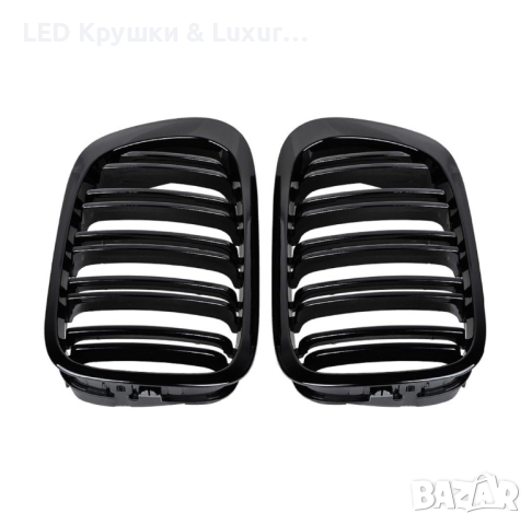 Двойни Бъбреци Черен Гланц За BMW E46 Преди Facelift, снимка 3 - Аксесоари и консумативи - 44910724