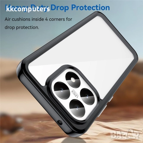 Удароустойчив Калъф (TPU + Акрил) за Xiaomi 15T- Airbag технология, вкл. Протектор, 5 Цвята, снимка 7 - Калъфи, кейсове - 52390531