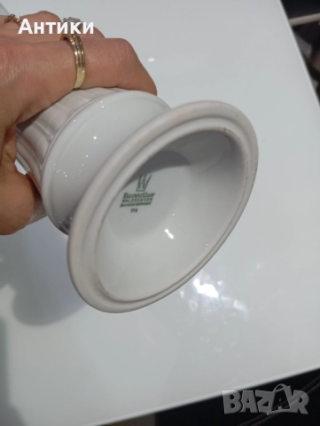 Стара порцеланова маркирана ваза , снимка 8 - Вази - 52514026