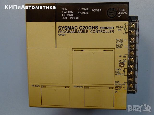 контролер Omron C200HS-CPU21-EC sysmac programmable controller, снимка 5 - Резервни части за машини - 35228373