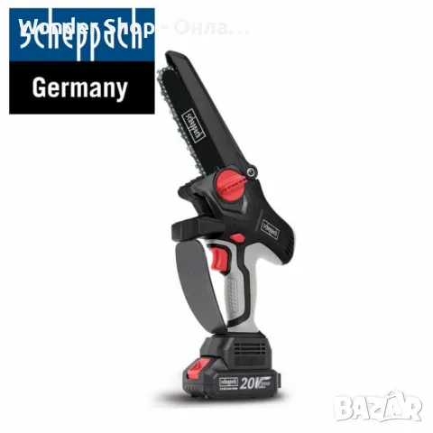 🌳 Акумулаторен трион за рязане на клони Scheppach – Мощен и ефективен инструмент за вашата градина 