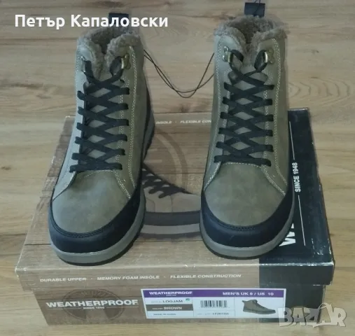 Зимни мъжки обувки ботуши WEATHERPROOF номер 45 
Налични номера 43 44 45 46  Ограничителни бройки, снимка 7 - Мъжки боти - 48562524