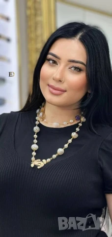 колиета chanel valentino garavani , снимка 4 - Колиета, медальони, синджири - 50745475