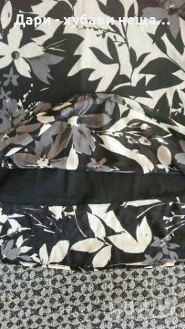 Пола на цветя, от шифон, с подплата🍀❤М❤🍀арт.4305, снимка 2 - Поли - 37034002