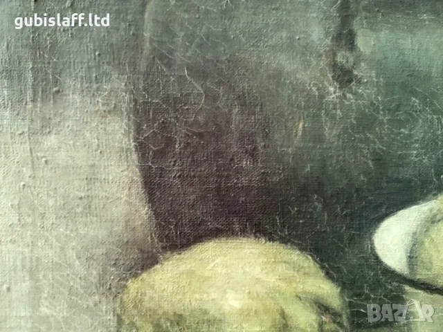 Картина, натюрморт с плодове, худ. Марин Петров Железаров (1933-2001), снимка 3 - Картини - 49425602
