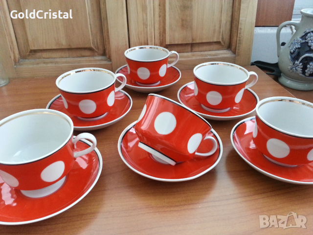 Руски порцелан чаши за чай, снимка 7 - Други ценни предмети - 36437826