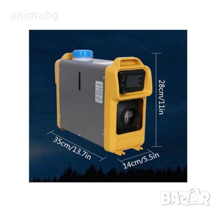 ANIMABG Суха дизелова печка, Мощност 5kW, 12V, снимка 4 - Аксесоари и консумативи - 43824259