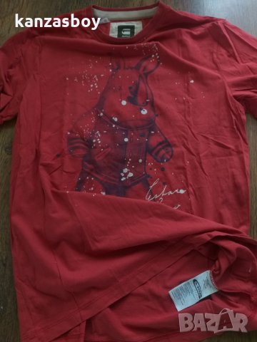 g star g-no r t s/s - страхотна мъжка тениска ЦВЯТ ЧЕРВЕН , снимка 7 - Тениски - 33574005