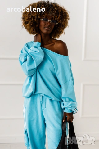 Дамски суитшърт Skew, 4цвята , снимка 3 - Суичъри - 53606917