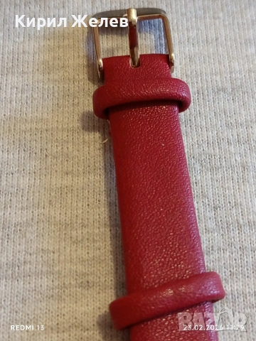 Красив стилен дизайн дамски часовник Rital quartz с кожена каишка 51695, снимка 6 - Дамски - 53590372